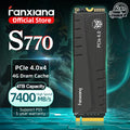 S770 M.2 SSD 500GB 1TB 2TB 4TB up to 7400Mb/S M.2 Nvme Pcie4.0 1G DRAM Cache Internal Solid State Drive for PS5 Desktop